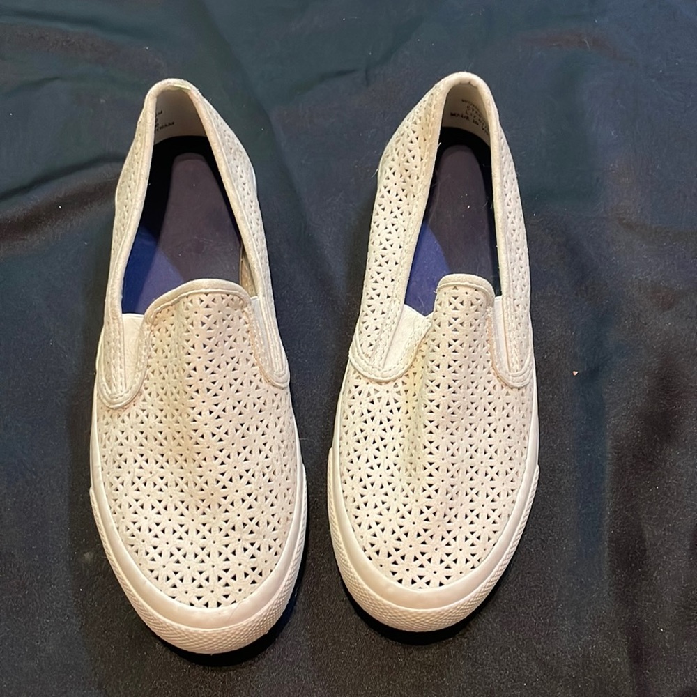 Sperry Perforated Slip On Sneaker
